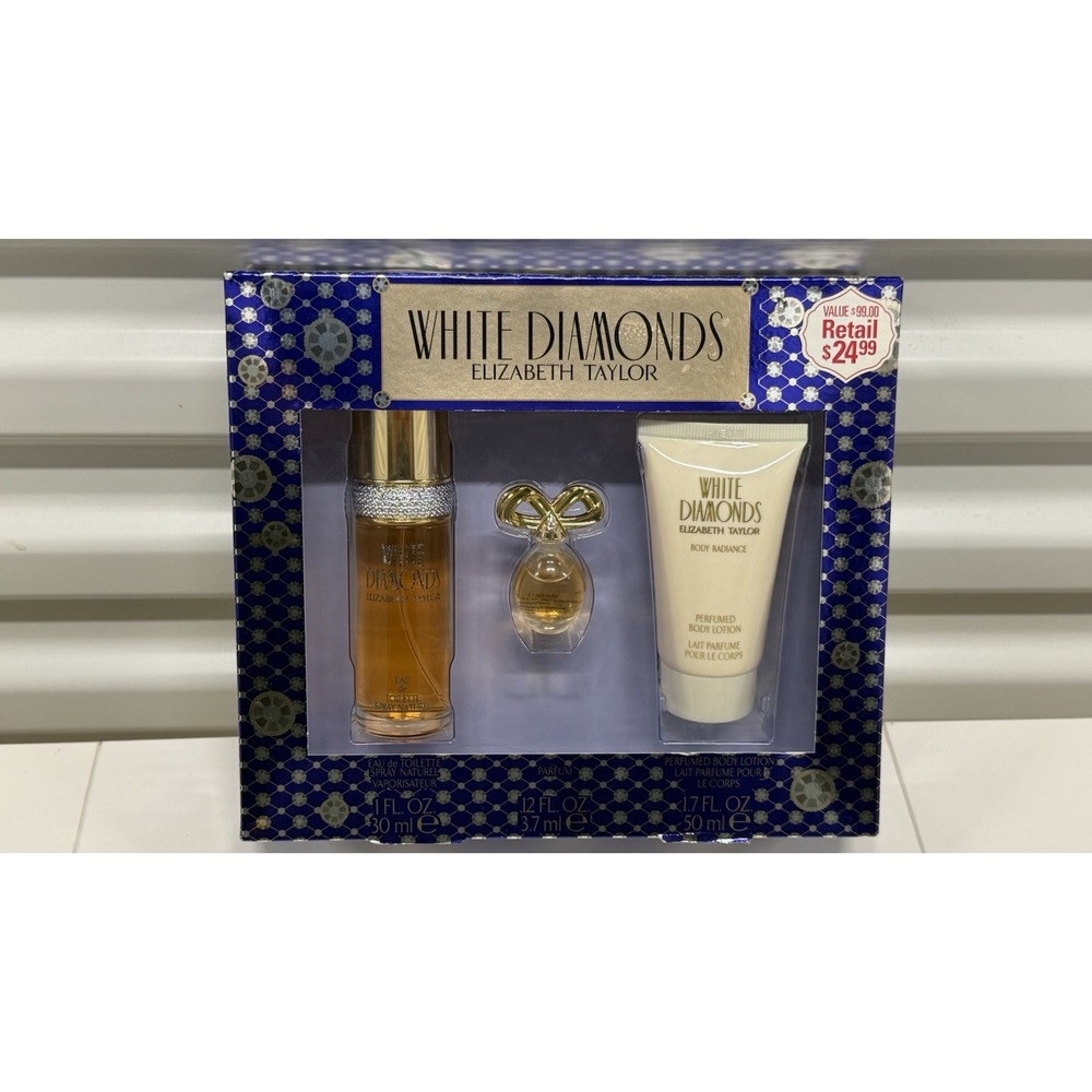 The Elizabeth Taylor Collection 3 Piece Gift Set Womens Perfume Fragrances NEW